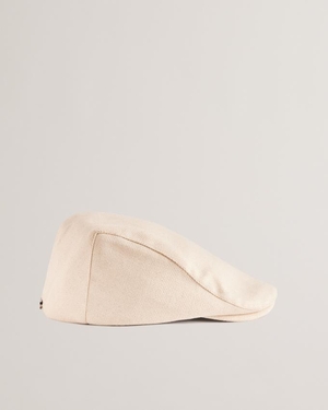 Casquette Ted Baker Herringbone Flat Blanche Homme | MVB-22129285